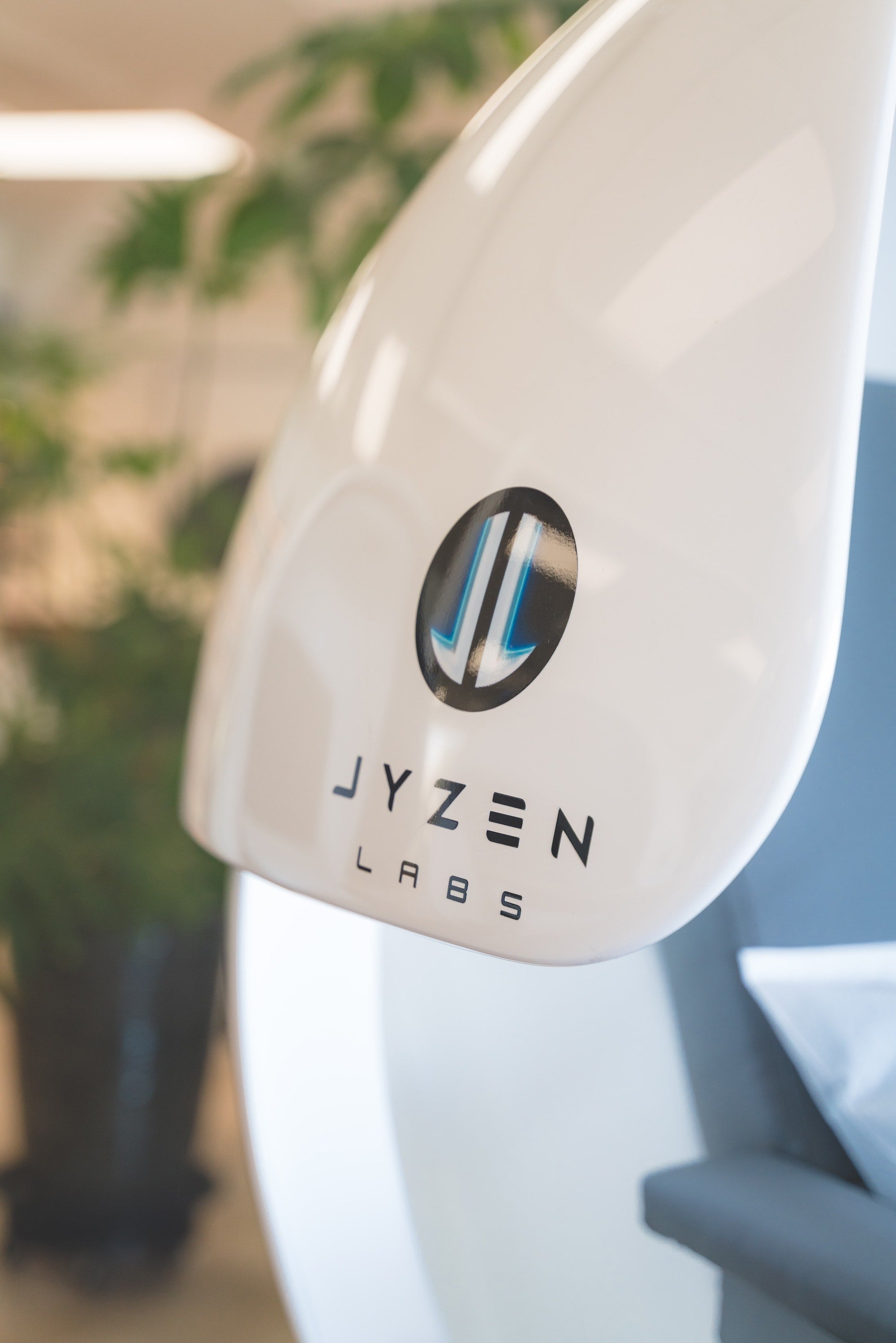 Jyzen labs label on one of the machines